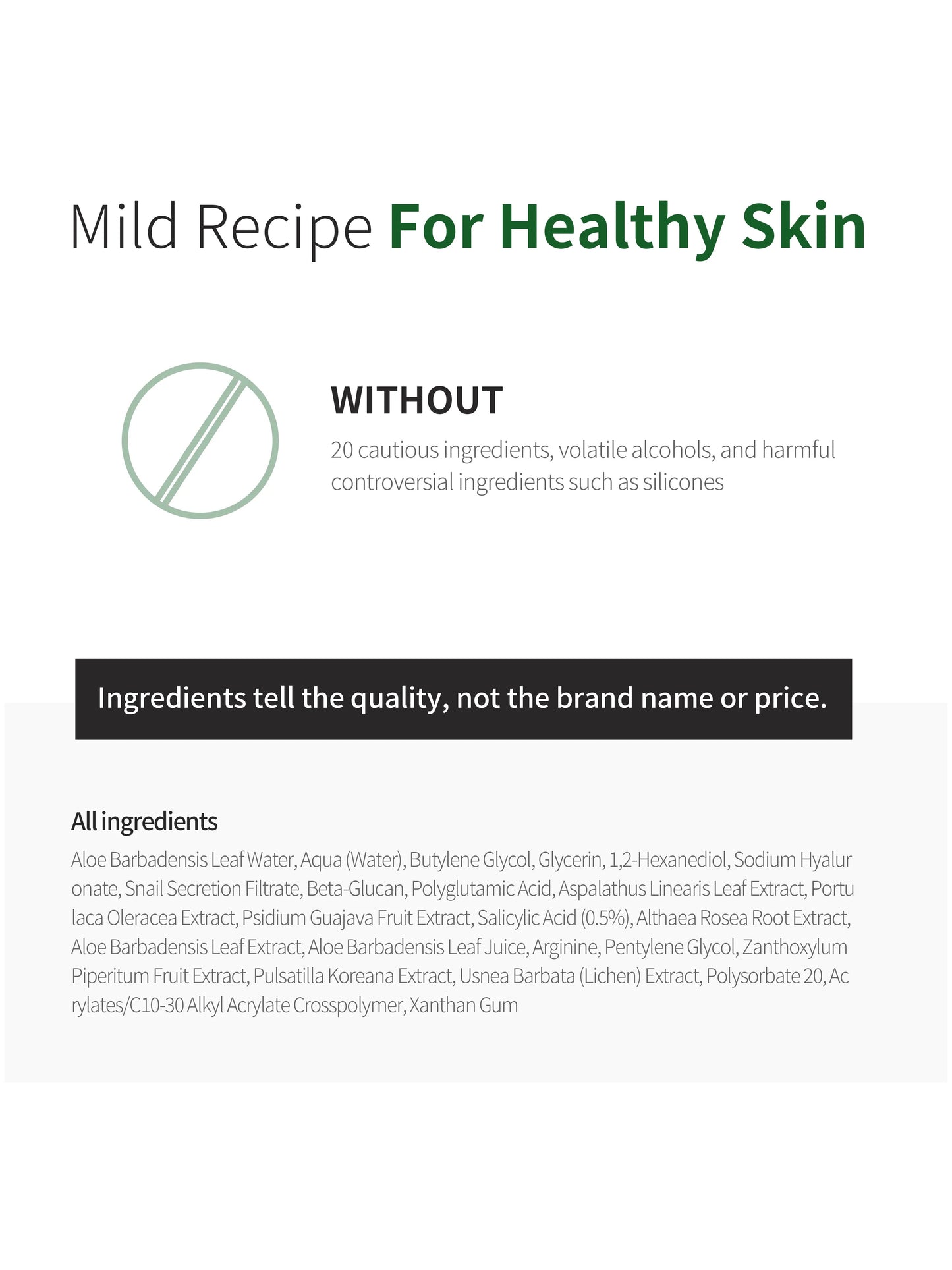 Refreshing BHA Aloe Toner