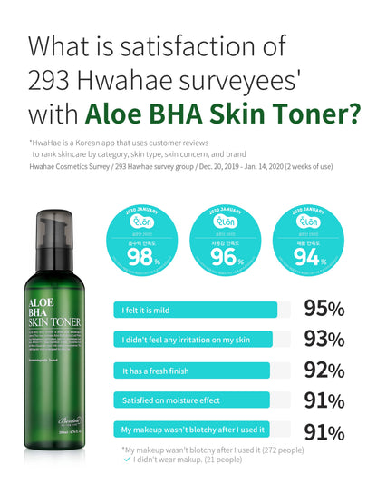 Refreshing BHA Aloe Toner